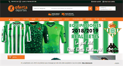 Desktop Screenshot of ofertadeportes.com